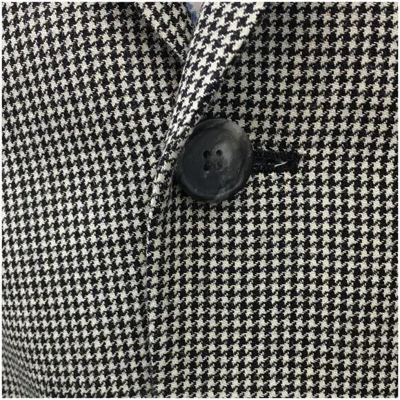 NORDSTROM Mens Blazer Sport Coat Casual Jacket‎ Size 40L Wool Silk Suit